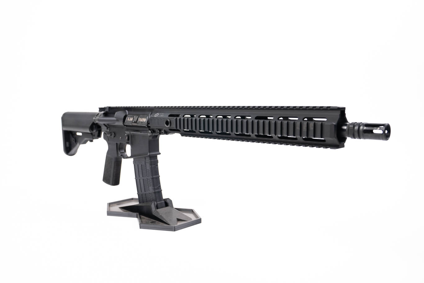 G215 5.56/223W 16" MELONITE BARREL 15" QUAD-RAIL BLACK - Image 3
